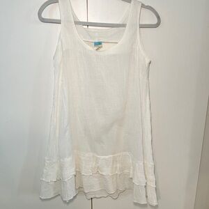 Cove White Sleeveless Mini Dress